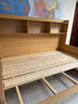 林笙月兒童家具實(shí)木兒童床多功能床柜一體臥室小戶(hù)型儲物床兒童單人床 兒童床+書(shū)柜+抽屜+10cm床墊 1500mm*2000mm 曬單實(shí)拍圖