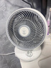 鉆石牌（DIAMOND）風(fēng)扇電風(fēng)扇空氣循環(huán)扇家用風(fēng)扇臺式桌面搖頭臥室臺扇宿舍小壁扇遙控小風(fēng)扇大風(fēng)量壁掛落地 TS-180S-白色（搖頭機械款） 曬單實(shí)拍圖