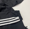 adidas經(jīng)典三條紋運動(dòng)連帽夾克外套男女秋季阿迪達斯三葉草 黑色   XL 曬單實(shí)拍圖