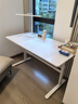 黑白調兒童A2學(xué)習桌書(shū)桌兒童桌椅實(shí)木升降桌子寫(xiě)字桌電腦桌進(jìn)口橡膠木1.4m 曬單實(shí)拍圖
