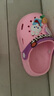 妙優(yōu)童兒童涼拖鞋夏季防滑軟底涼鞋寶寶沙灘鞋男女童包頭洞洞鞋 兔子粉紅色 16 （24-25碼）內長(cháng)16cm 曬單實(shí)拍圖