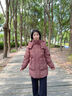 雅鹿【石墨烯蓄熱】媽媽裝2025冬季新款羽絨服中老年女騏驥紅加厚外套 珊瑚紅6898 90絨子丨石墨烯內里 2XL 推薦125-140斤 曬單實(shí)拍圖