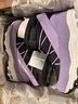 Skechers斯凱奇兒童絨絨靴雪地靴保暖男童棉鞋防寒加絨高幫女童靴660092L 女童/黑色/薰衣草色/BKLV 35 曬單實(shí)拍圖