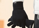 李寧（LI-NING）手套冬季男士保暖針織毛線(xiàn)騎行手套2025新款秋冬觸屏防滑加絨手套 曬單實(shí)拍圖
