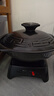 陶煲王砂鍋鍋仔小火鍋專(zhuān)用酒精爐底座固體燃料干鍋鍋具爐子家用防風(fēng)戶(hù)外 方形酒精爐-黑色 19cm 曬單實(shí)拍圖
