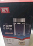 富光雙層玻璃杯支持團購定制泡茶杯辦公杯帶把 大容量男女水杯子580ML 曬單實(shí)拍圖
