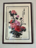 紫騰隨軒牡丹花開(kāi)富貴蘇繡成品掛畫(huà)裝飾畫(huà)現代客廳餐廳豎版墻畫(huà)刺繡壁畫(huà) 圖2 56.5*80cm（有機玻璃） 曬單實(shí)拍圖