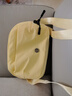 沐霓輕便森系帆布小挎包包女2025新款ins單肩包通勤拉鏈斜挎包手機包 休閑斜挎小包檸檬黃21*4.5*14.5 曬單實(shí)拍圖