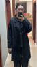 馬登工裝撞色巴爾瑪肯風(fēng)衣男美式休閑寬松中長(cháng)款男士大衣全天候外套秋 藏青色 【潮流上衣/高級感痞帥】 XL 曬單實(shí)拍圖
