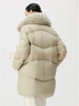 太平鳥(niǎo)女裝年冬季毛領(lǐng)中長(cháng)款羽絨服保暖面包服A1ACD4538 淺綠 M 160 曬單實(shí)拍圖