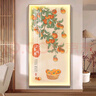 意識形態(tài)柿柿如意玄關(guān)墻裝飾畫(huà)新中式入門(mén)正對掛畫(huà)好寓意走廊過(guò)道帶燈壁畫(huà) E2596萬(wàn)事順意A 50*100（建議0.7米-0.8米的墻面） 【普通款無(wú)燈】油畫(huà)布+鋁合金邊框 輕奢金框 曬單實(shí)拍圖