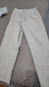 優(yōu)衣庫男裝燈芯絨舒適九分褲/長(cháng)褲褲子479137 01 乳白色 S /165/72A 曬單實(shí)拍圖