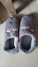 俞兆林棉拖鞋男女居家用室內簡(jiǎn)約保暖毛絨包跟防滑棉鞋 YI004 曬單實(shí)拍圖