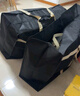 得力(deli)搬家打包袋 收納袋編織袋行李包大袋子衣服被子收納袋搬家神器 大容量110升 大號3只裝黑色 PG103 曬單實(shí)拍圖