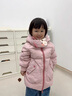G.DUCKKIDS小黃鴨童裝女童羽絨服2024新款洋氣冬季女寶寶加厚中長(cháng)款兒童冬裝 米白 100 建議2~3歲【 90-100cm】cm 曬單實(shí)拍圖