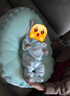 物苑哺乳枕喂奶神器頭護腰椅子手臂墊靠枕嬰兒抱睡月子抱睡托躺喂 （躺喂+親喂）淺豆綠 曬單實(shí)拍圖