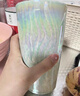 星巴克（Starbucks）杯子咖啡杯水波款仙霧綠雙層帶蓋陶瓷杯355ml水杯中秋國慶禮物 曬單實(shí)拍圖