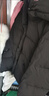 森馬（Semir）輕松羽絨|羽絨服女寬松連帽面包服時(shí)尚冬防潑水防風(fēng)外套百搭 黑色（灰鴨絨）90001 M 曬單實(shí)拍圖