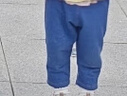 優(yōu)衣庫嬰幼兒寶寶緊身褲/7分打底褲寬松款仿牛仔彈彈褲473632 65 寶藍色 100 曬單實(shí)拍圖