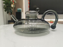 全度煮茶壺花茶壺套裝英式泡茶壺茶具加厚耐熱玻璃北歐風(fēng)格輕奢養生壺 煙灰色財鼠壺500ml1件 曬單實(shí)拍圖