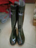 回力807高筒黑色雨靴男女士水鞋塑膠套鞋膠鞋防水防滑戶(hù)外41 曬單實(shí)拍圖
