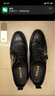 百麗通勤商務(wù)皮鞋男夏真皮婚宴職場(chǎng)正裝鞋 黑色(第二批) 42  曬單實(shí)拍圖
