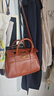 Mulberry【尊享禮遇】/瑪葆儷Bayswater斜挎包手提單肩學(xué)院女包 褐色 曬單實(shí)拍圖