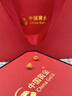 中國黃金（CHINA GOLD）黃金耳釘女足金愛(ài)心耳釘耳飾生日禮物送女友老婆 足金愛(ài)心耳釘約1.0g【甄選禮盒】 曬單實(shí)拍圖