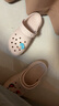 crocs卡駱馳厚底云朵洞洞鞋|206750 石英粉-6UR 39(250mm) 曬單實(shí)拍圖