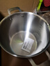 無(wú)印良品 MUJI 不銹鋼鋁整體三層鋼雙手鍋 湯鍋蒸鍋 廚具 銀色 高18.5cm 直徑 24cm 7.5L 曬單實(shí)拍圖