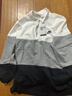 耐克NIKE 男運動(dòng)服冬季拉鏈針織衛衣休閑輕便FB7798-100白灰黑XL 曬單實(shí)拍圖