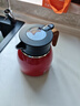 容山堂不銹鋼保溫壺陶瓷內膽燜茶壺熱水壺大容量老白茶專(zhuān)用燜壺 噴陶內膽燜茶壺-故宮紅 1.1L 曬單實(shí)拍圖