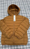 優(yōu)衣庫童裝男女童PUFFTECH空氣棉服可機洗連帽外套排骨棉服478123 34 駝色 160 曬單實(shí)拍圖