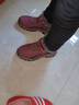 足力健大師老人棉鞋女冬季媽媽鞋加絨保暖老年健步休閑鞋東北抗寒防滑雪地靴 女款棗紅 （送襪子） 40 曬單實(shí)拍圖