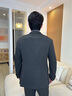 報喜鳥(niǎo)西服男裝（單上衣）秋季款男士輕正裝時(shí)尚雙排扣修身版西裝西褲男 谷糠色（單上衣） 48 B(175/100) 曬單實(shí)拍圖