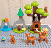 樂(lè )高（LEGO）積木得寶10446 三合一野生動(dòng)物集合大顆粒積木桌兒童玩具生日禮物 曬單實(shí)拍圖