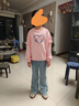 女童春秋裝衛衣蝴蝶結牛仔褲兩件套2023中大童6-12歲女孩子衣服 粉色衛衣+牛仔褲【套裝】 160cm 曬單實(shí)拍圖