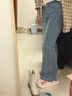 ONLY2025秋季新款簡(jiǎn)約百搭顯瘦小個(gè)子喇叭褲牛仔褲女|125332059 J3A復古牛仔210洗水 S S褲長(cháng)減短 曬單實(shí)拍圖
