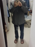 柒牌【白鴨絨】翻領(lǐng)羽絨服男暗格紋時(shí)尚休閑保暖外套 曬單實(shí)拍圖