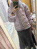 妙奕嘉小香風(fēng)菱格棉服女短款秋冬季棉服女羽絨棉外套女棉襖棉衣厚外套女 小香風(fēng)菱格羽絨棉服【紫色】M 曬單實(shí)拍圖
