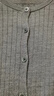 優(yōu)衣庫(kù)女裝精紡美利奴羊毛羅紋圓領(lǐng)針織短開(kāi)衫/25秋冬新款478336 07 青灰色 2XL /165/100B 曬單實(shí)拍圖
