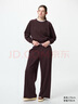 優(yōu)衣庫女裝短衛衣/運動(dòng)衫套頭衫479602 39 棕黑色 M /160/84A 曬單實(shí)拍圖