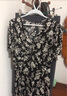 歌莉婭碎花連衣裙女夏2025新款法式獨特漂亮扭結小裙子1E4L4K3R0 83D黑底米白山茶花印花 XL 曬單實(shí)拍圖