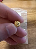 縱橫金業(yè)足金999  黃金轉運珠 金珠子  1克 單顆 散珠 手串diy 1克  轉運珠 曬單實(shí)拍圖
