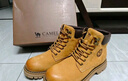 駱駝（CAMEL）【王俊凱同款】馬丁靴男鞋秋冬2025新款大黃靴女戶(hù)外工裝登山靴子 G13W379132 金黃色 42 曬單實(shí)拍圖
