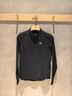 KOLON SPORT/可隆半拉鏈長(cháng)袖 女士一體織T恤徒步登山戶(hù)外運動(dòng)內搭 LKZT5SN062-BK 黑色 L 170/92A 曬單實(shí)拍圖