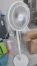 美的（Midea）電風(fēng)扇 家用七葉立式落地扇宿舍臥室輕音節能搖頭桌面小風(fēng)扇大風(fēng)力空氣循環(huán)風(fēng)扇 SAF30AC  曬單實(shí)拍圖