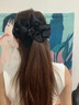 TFY云朵泡泡蝴蝶結抓夾發(fā)夾女2026新款高端后腦勺鯊魚(yú)夾大號發(fā)量大 云朵泡泡抓夾 曬單實(shí)拍圖