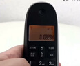 摩托羅拉（Motorola）數字無(wú)繩電話(huà)機 無(wú)線(xiàn)座機 子母機一拖一 辦公家用 內線(xiàn)對講 大屏幕清晰免提固話(huà)套裝CL101C(黑色) 曬單實(shí)拍圖