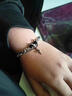蔓笙[刻字]星芒十字架手鏈男潮嘻哈雙層疊戴男士手鏈小眾男生手環(huán)禮物 黑色款 曬單實(shí)拍圖
